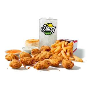 KFC 12 pc. Nuggets Combo: 12 nuggets, secret recipe fries, medium drink
