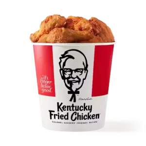 KFC 16 pc. Chicken-Only Bucket: 16 pieces fried chicken, Original Recipe or Extra Crispy