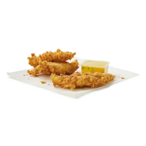 KFC 3 pc. Tenders (À La Carte): 3 Original Recipe tenders, dipping sauce