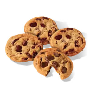 KFC 4 Cookies Pack: 4 Chocolate Chunk Cookies