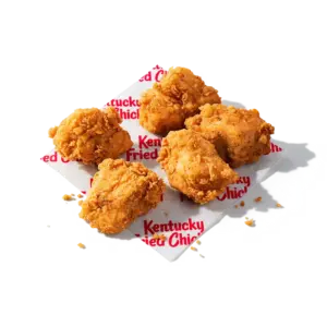 KFC 5 pc. Nuggets: 5 crispy chicken nuggets, dipping sauce