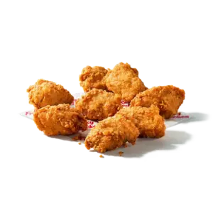 KFC 8 pc. Nuggets (À La Carte): 8 crispy chicken nuggets, dipping sauce