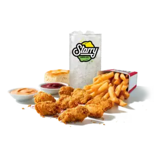 KFC 8 pc. Nuggets Combo: 8 nuggets, secret recipe fries, medium drink