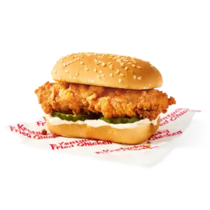 KFC Chicken Little: Original Recipe chicken tender, pickles, mayo, warm miniature bun