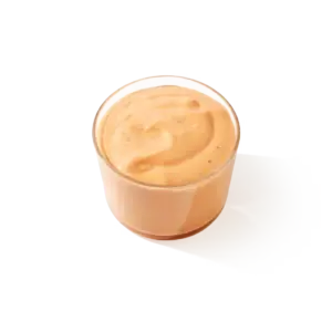 KFC Hot Ranch Big Dip: creamy ranch with garlic and herb, chili pepper finish, 4 oz. cup