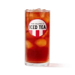 KFC Unsweetened Tea: unsweetened tea, medium